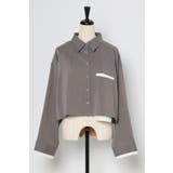 ピンストライプジェットポケットクロップドシャツ 88-004277 | BONJOUR SAGAN | 詳細画像26 