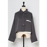 ピンストライプジェットポケットクロップドシャツ 88-004277 | BONJOUR SAGAN | 詳細画像27 