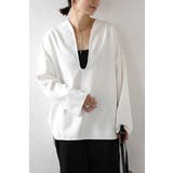 ディープフロントスリットブラウス 88-004283 | BONJOUR SAGAN | 詳細画像1 