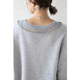 シアーレイヤード風スウェット 88-004284 | BONJOUR SAGAN | 詳細画像10