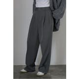 DARK-GRAY | double tuck loose | BONJOUR SAGAN