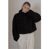 BLACK | boa cropped blouson / ボアクロップドブルゾン | BONJOUR SAGAN