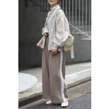 ぺプラムジップナイロンブラウス 88-004315 | BONJOUR SAGAN | 詳細画像2