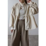 ぺプラムジップナイロンブラウス 88-004315 | BONJOUR SAGAN | 詳細画像5