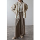 ぺプラムジップナイロンブラウス 88-004315 | BONJOUR SAGAN | 詳細画像6