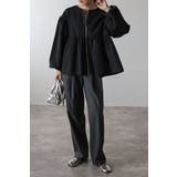 ぺプラムジップナイロンブラウス 88-004315 | BONJOUR SAGAN | 詳細画像15