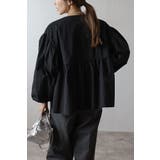 ぺプラムジップナイロンブラウス 88-004315 | BONJOUR SAGAN | 詳細画像18