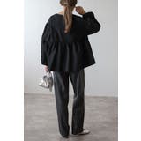 ぺプラムジップナイロンブラウス 88-004315 | BONJOUR SAGAN | 詳細画像19