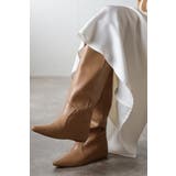 BEIGE | インヒールロングブーツ 88-004319 | BONJOUR SAGAN