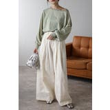 サテンロングスリーブTシャツ 88-004345 | BONJOUR SAGAN | 詳細画像2 