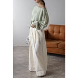 サテンロングスリーブTシャツ 88-004345 | BONJOUR SAGAN | 詳細画像4 