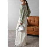 サテンロングスリーブTシャツ 88-004345 | BONJOUR SAGAN | 詳細画像6 