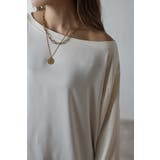 サテンロングスリーブTシャツ 88-004345 | BONJOUR SAGAN | 詳細画像12 