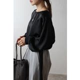 サテンロングスリーブTシャツ 88-004345 | BONJOUR SAGAN | 詳細画像17 