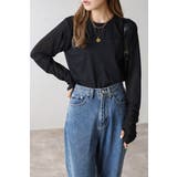 チュール切り替えロングスリーブTシャツ 88-004346 | BONJOUR SAGAN | 詳細画像2 