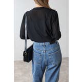 チュール切り替えロングスリーブTシャツ 88-004346 | BONJOUR SAGAN | 詳細画像6 