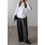 チュール切り替えロングスリーブTシャツ 88-004346 | BONJOUR SAGAN | 詳細画像9 