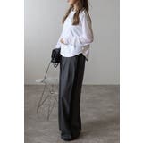 チュール切り替えロングスリーブTシャツ 88-004346 | BONJOUR SAGAN | 詳細画像11 