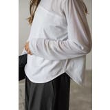 チュール切り替えロングスリーブTシャツ 88-004346 | BONJOUR SAGAN | 詳細画像14 