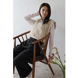 loop knitting vest | BONJOUR SAGAN | 詳細画像1