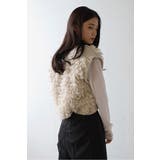 loop knitting vest | BONJOUR SAGAN | 詳細画像3