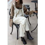 IVORY | フロントジップコーデュロイオールインワン 88-004353 | BONJOUR SAGAN