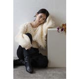 IVORY | loop knitting V | BONJOUR SAGAN