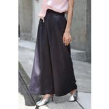 2WAYリボンオーガンジブラウス×サテンタックワイドパンツセットアップ 88 0… | BONJOUR SAGAN | 詳細画像9 