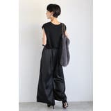 2WAYリボンオーガンジブラウス×サテンタックワイドパンツセットアップ 88 0… | BONJOUR SAGAN | 詳細画像35 