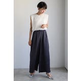 2WAYリボンオーガンジブラウス×サテンタックワイドパンツセットアップ 88 0… | BONJOUR SAGAN | 詳細画像36 