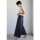 2WAYリボンオーガンジブラウス×サテンタックワイドパンツセットアップ 88 0… | BONJOUR SAGAN | 詳細画像37 