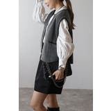 ハマグリステッチニットベスト 88-004375 | BONJOUR SAGAN | 詳細画像2 