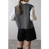 ハマグリステッチニットベスト 88-004375 | BONJOUR SAGAN | 詳細画像4 