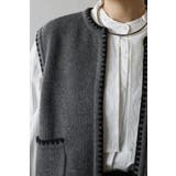 ハマグリステッチニットベスト 88-004375 | BONJOUR SAGAN | 詳細画像6 