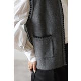 ハマグリステッチニットベスト 88-004375 | BONJOUR SAGAN | 詳細画像7 