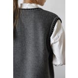 ハマグリステッチニットベスト 88-004375 | BONJOUR SAGAN | 詳細画像8 