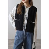 ハマグリステッチニットベスト 88-004375 | BONJOUR SAGAN | 詳細画像22 