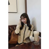 ハマグリステッチニットベスト 88-004375 | BONJOUR SAGAN | 詳細画像32 