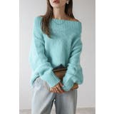 EMERALD-GREEN | アルパカタッチオフショルニット 88-004381 | BONJOUR SAGAN