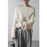 IVORY | アルパカタッチオフショルニット 88-004381 | BONJOUR SAGAN