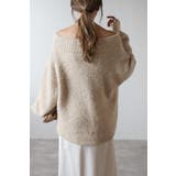 アルパカタッチオフショルニット 88-004381 | BONJOUR SAGAN | 詳細画像15 