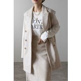 LIGHT-BEIGE | ウールタッチダブルボタンベスト 88-004382 | BONJOUR SAGAN