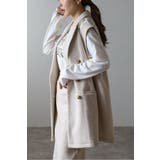 ウールタッチダブルボタンベスト 88-004382 | BONJOUR SAGAN | 詳細画像1 