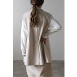 ウールタッチダブルボタンベスト 88-004382 | BONJOUR SAGAN | 詳細画像2 