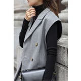 ウールタッチダブルボタンベスト 88-004382 | BONJOUR SAGAN | 詳細画像17 