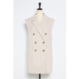 ウールタッチダブルボタンベスト 88-004382 | BONJOUR SAGAN | 詳細画像20 