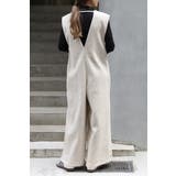 ウールタッチVネックオールインワン 88-004385 | BONJOUR SAGAN | 詳細画像4 