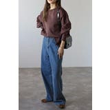 バレルスリーブサイドリブニットプルオーバー 88-004390 | BONJOUR SAGAN | 詳細画像10 