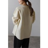 バレルスリーブサイドリブニットプルオーバー 88-004390 | BONJOUR SAGAN | 詳細画像14 