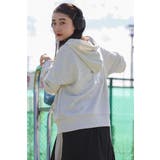 BSバックロゴ刺繍×箔プリントフーディー88-004403 | BONJOUR SAGAN | 詳細画像20 